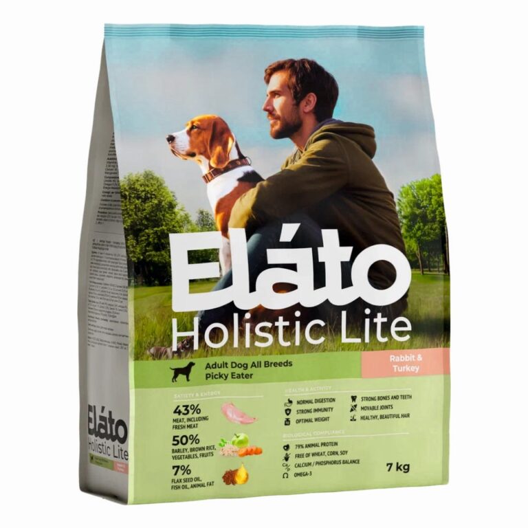 Корм для собак Elato Holistic Lite для привередливых, кролик с индейкой сух. 7кг — цена и наличие Корм для собак Elato Holistic Lite для привередливых, кролик с индейкой сух. 7кг
