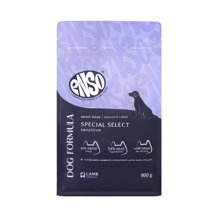 Корм для собак ENSO formula Special select для ср. и кр.пород, с ягненком и томатом сух. 800г — цена и наличие Корм для собак ENSO formula Special select для ср. и кр.пород, с ягненком и томатом сух. 800г