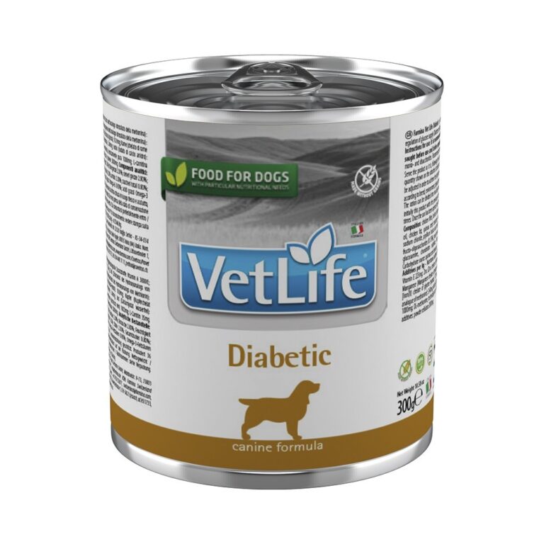 Корм для собак Farmina Vet Life Dog Diabetic при при сахарном диабете, с курицей банка 300г — цена и наличие Корм для собак Farmina Vet Life Dog Diabetic при при сахарном диабете, с курицей банка 300г