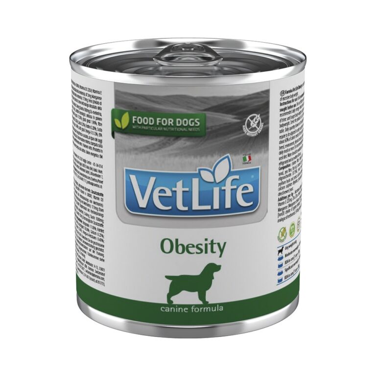 Корм для собак Farmina Vet Life Dog Obesity с избыточным весом, с курицей банка 300г Корм для собак Farmina Vet Life Dog Obesity с избыточным весом, с курицей банка 300г