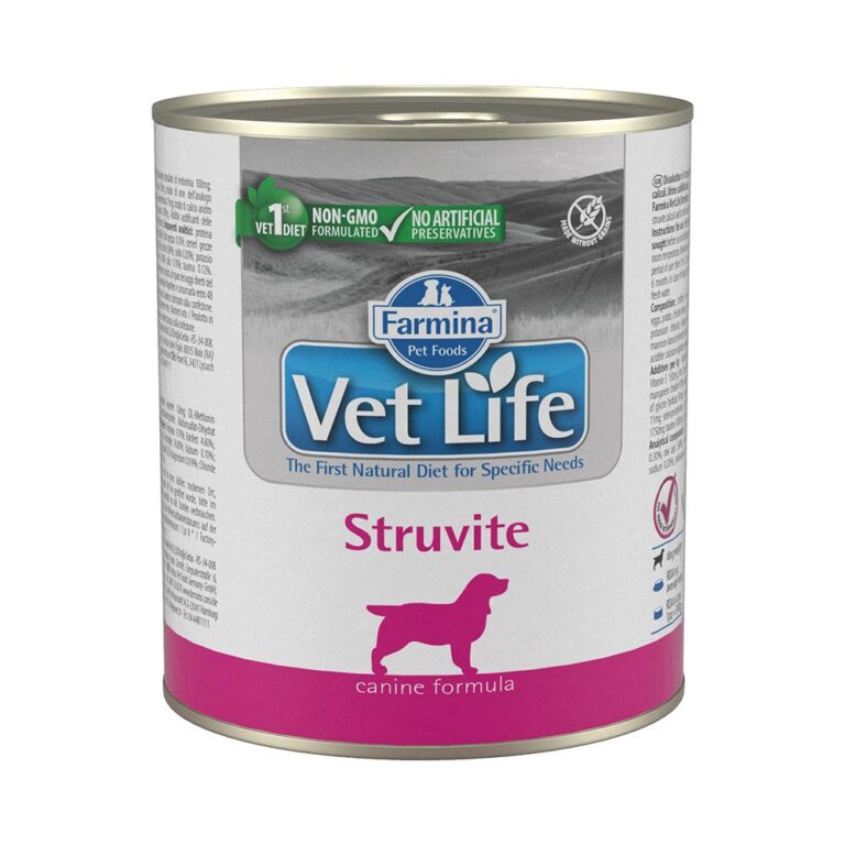 Корм для собак Farmina Vet Life Struvite при МКБ паштет банка 300г Корм для собак Farmina Vet Life Struvite при МКБ паштет банка 300г