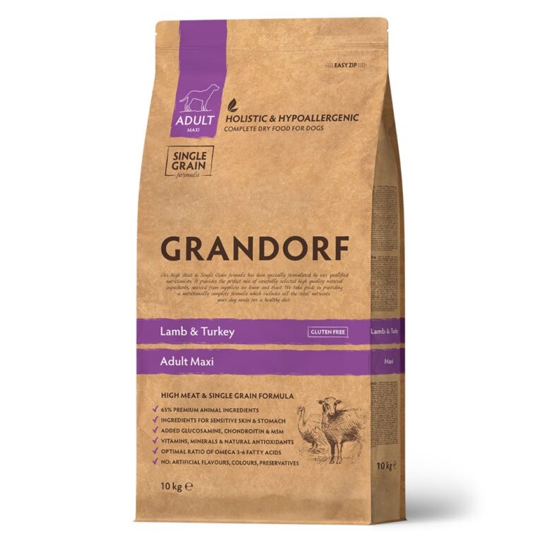 Корм для собак GRANDORF для крупных пород, ягненок с индейкой сух. 10кг Корм для собак GRANDORF для крупных пород, ягненок с индейкой сух. 10кг