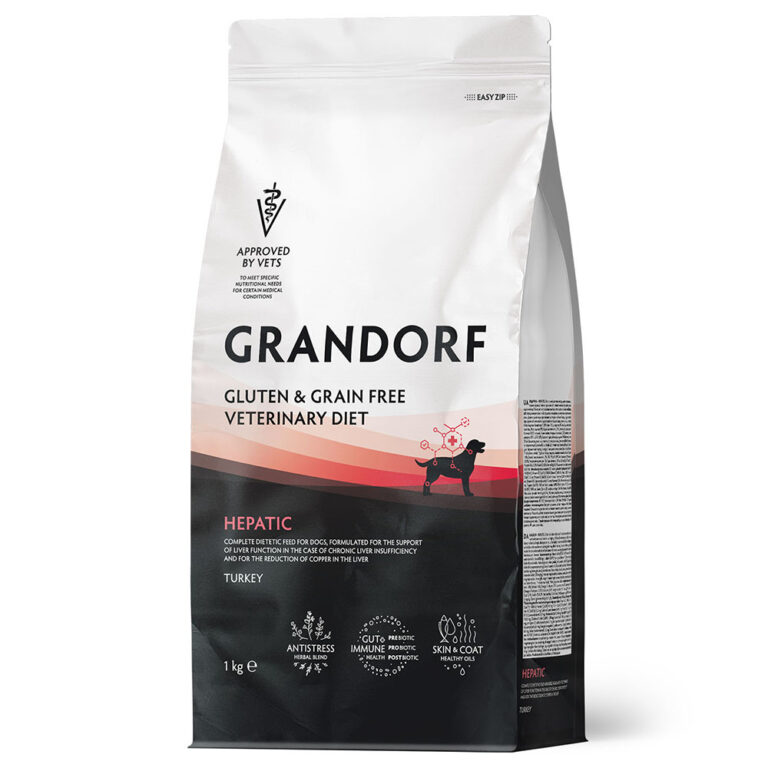 Корм для собак GRANDORF VET ERINARY DIET Dog Hepatic сух. 1кг