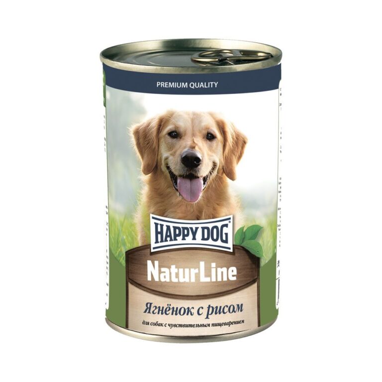 Корм для собак HAPPY DOG Ягненок с рисом нежный паштет банка 410г — цена и наличие Корм для собак HAPPY DOG Ягненок с рисом нежный паштет банка 410г