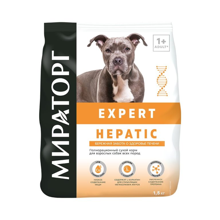 Корм для собак Мираторг Expert бережная забота о здоровье печени сух. 1,5кг Корм для собак Мираторг Expert бережная забота о здоровье печени сух. 1,5кг