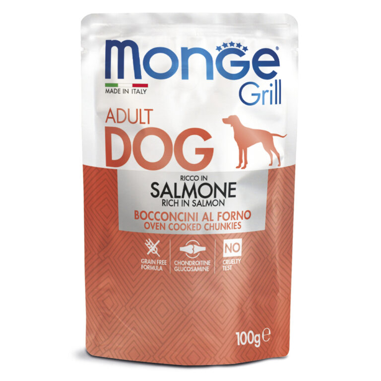Корм для собак Monge Dog Grill лосось пауч 100г
