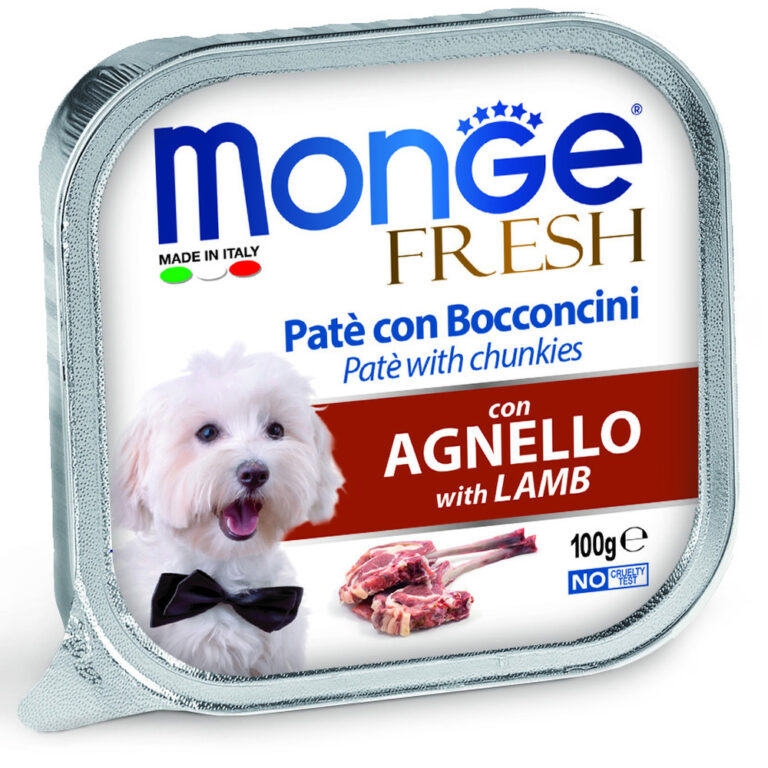 Корм для собак Monge Fresh ягненок конс. 100г Корм для собак Monge Fresh ягненок конс. 100г