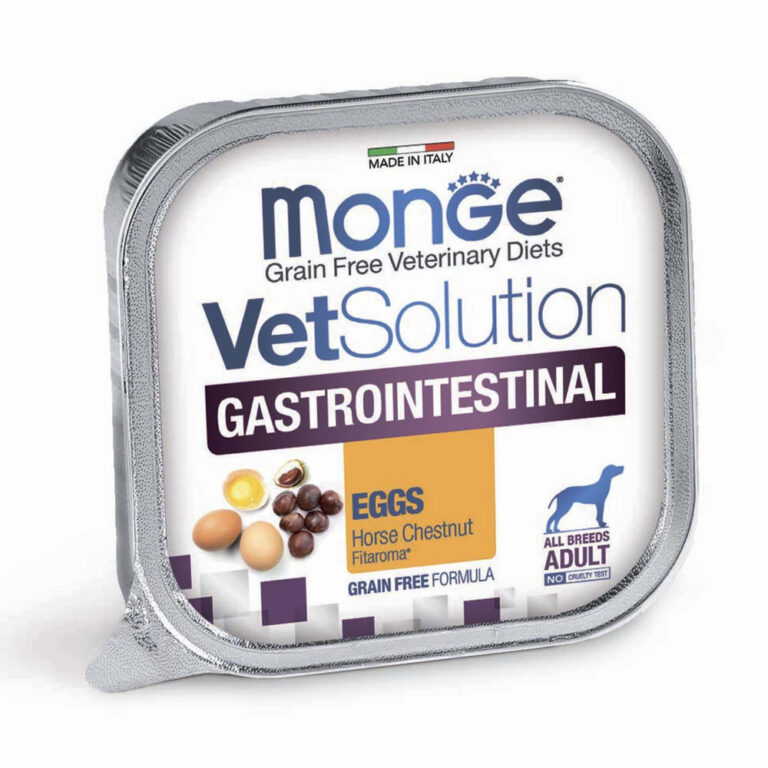 Корм для собак Monge VetSolution Gastrointestinal при заболеваниях ЖКТ ламист. 150г — цена и наличие Корм для собак Monge VetSolution Gastrointestinal при заболеваниях ЖКТ ламист. 150г