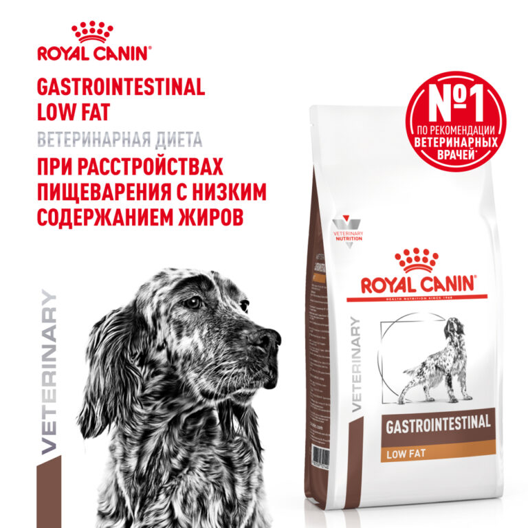 Корм для собак ROYAL CANIN Gastrointestinal Low Fat при нарушениях пищеварения сух. 1,5кг — цена и наличие Корм для собак ROYAL CANIN Gastrointestinal Low Fat при нарушениях пищеварения сух. 1,5кг