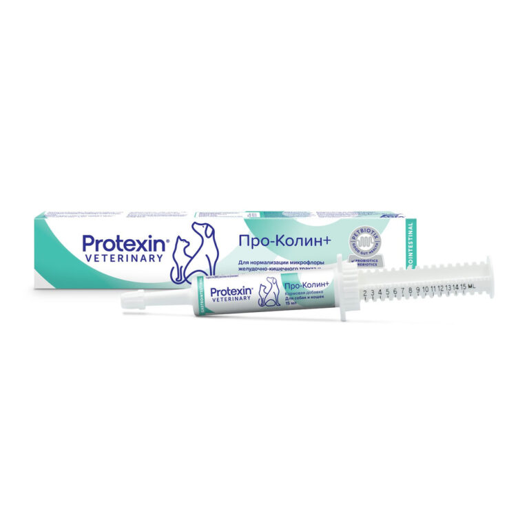 Кормовая добавка PROTEXIN Pro-Kolin 15мл шприц пробиотик Кормовая добавка PROTEXIN Pro-Kolin 15мл шприц пробиотик