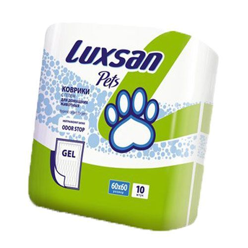 Коврик для кошек и собак Luxsan Premium GEL 60*60см 10шт Коврик для кошек и собак Luxsan Premium GEL 60*60см 10шт