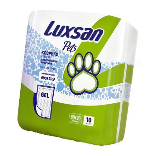 Коврик для кошек и собак Luxsan Premium GEL 60*90см 10шт — цена и наличие Коврик для кошек и собак Luxsan Premium GEL 60*90см 10шт