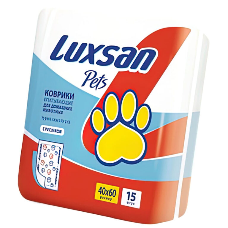 Коврик для кошек и собак Luxsan Premium с рисунком, 40х60см 15шт