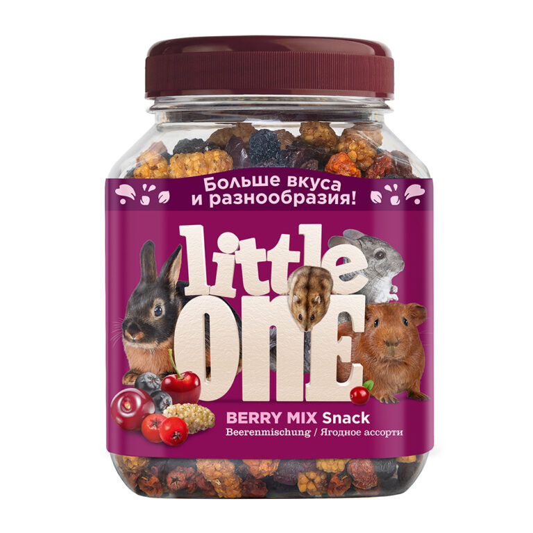 Лакомство для грызунов Little one Ягодное ассорти для декоративных животных, 180г — цена и наличие Лакомство для грызунов Little one Ягодное ассорти для декоративных животных, 180г