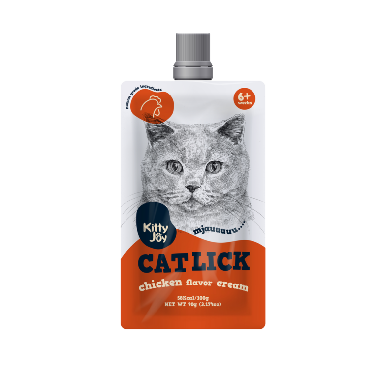 Лакомство для кошек KITTY JOY Крем-пюре из курицы 90г