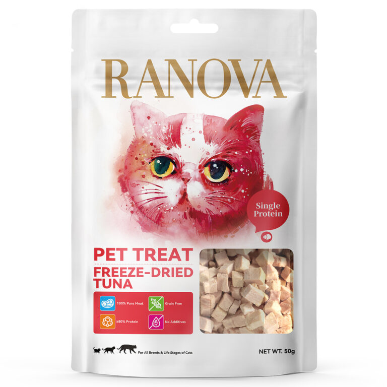 Лакомство для кошек RANOVA сублимированное Тунец, 50г