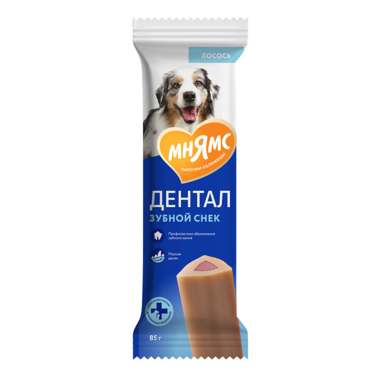 Лакомство для собак МНЯМС Dental Зубной снек с говядиной 95г — цена и наличие Лакомство для собак МНЯМС Dental Зубной снек с говядиной 95г