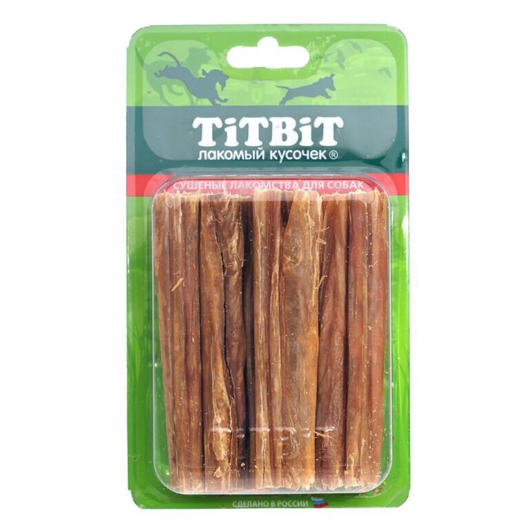 Лакомство для собак TITBIT Кишки говяжьи Б2-L Лакомство для собак TITBIT Кишки говяжьи Б2-L