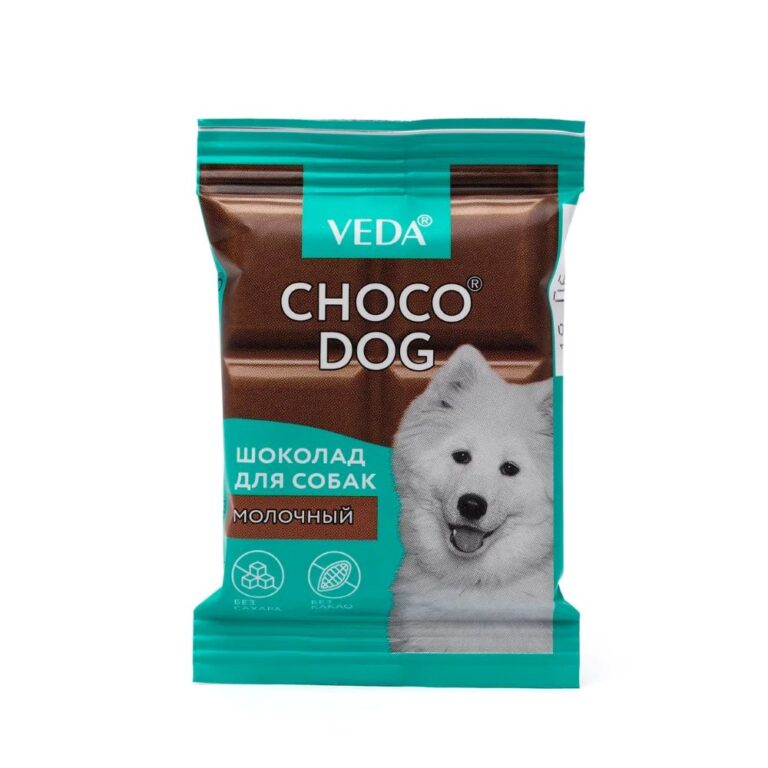 Лакомство для собак VEDA Choco Dog шоколад молочный 15г