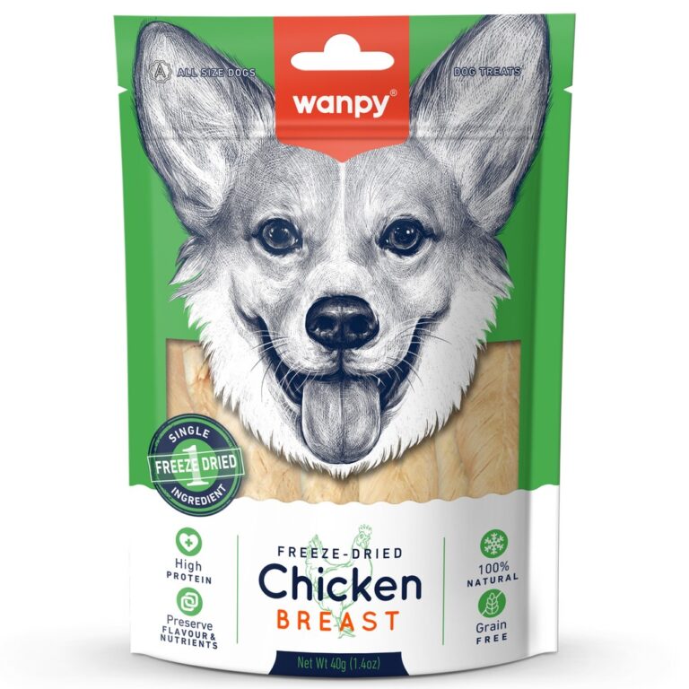 Лакомство для собак WANPY Dog Сублимированное куриная грудка 40г Лакомство для собак WANPY Dog Сублимированное куриная грудка 40г