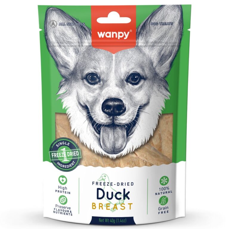 Лакомство для собак WANPY Dog Сублимированное утиная грудка 40г Лакомство для собак WANPY Dog Сублимированное утиная грудка 40г