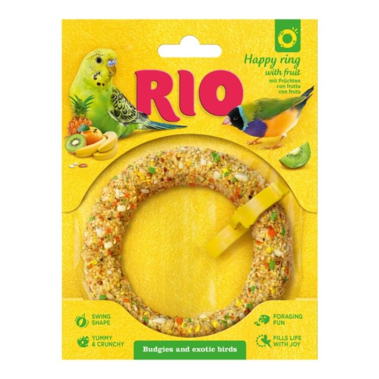 Лакомство-игрушка для птиц RIO Веселое колечко для волнистых попугаев и экзотов — цена и наличие Лакомство-игрушка для птиц RIO Веселое колечко для волнистых попугаев и экзотов