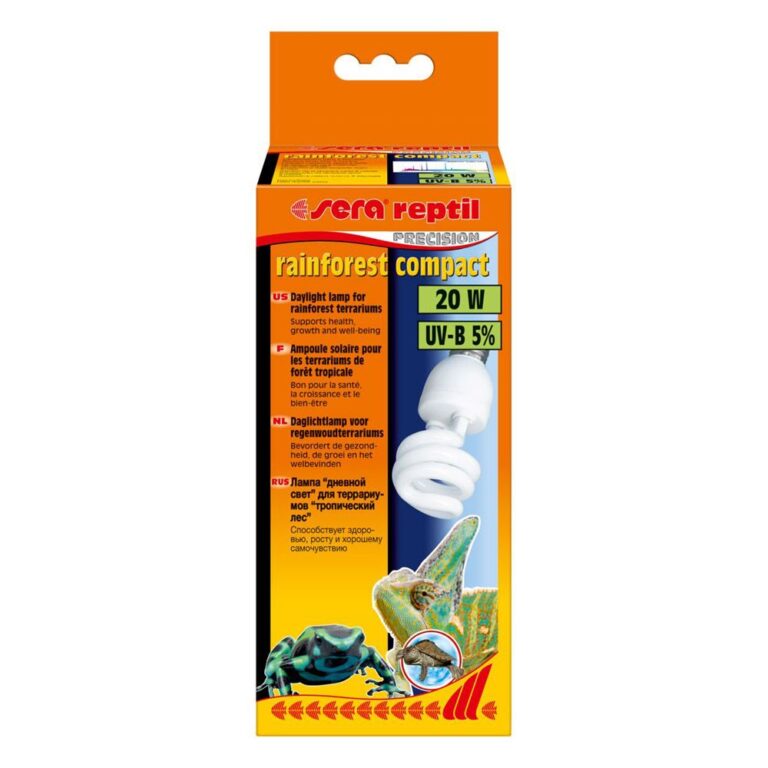 Лампа SERA Reptil Rainforest Compact UV-B 5% 20w — цена и наличие Лампа SERA Reptil Rainforest Compact UV-B 5% 20w