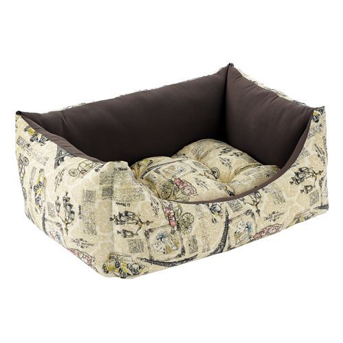 Лежак для животных FAUNA international Paris beige мягкий 57х43х18см — цена и наличие Лежак для животных FAUNA international Paris beige мягкий 57х43х18см