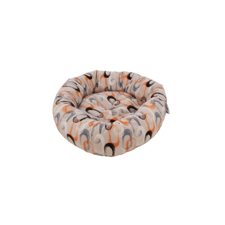 Лежак для животных Foxie Abstraction Circles 57х57x18см круглый Лежак для животных Foxie Abstraction Circles 57х57×18см круглый