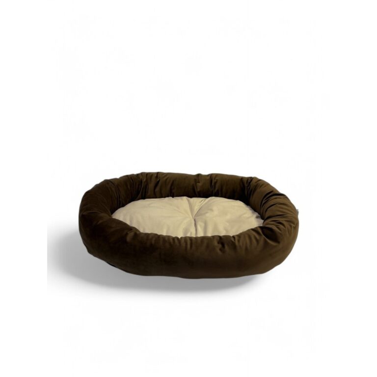 Лежак для животных Foxie Original oval 81х58см овальный коричневый — цена и наличие Лежак для животных Foxie Original oval 81х58см овальный коричневый