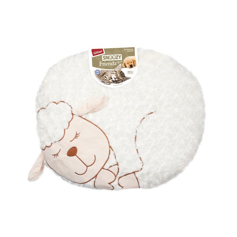 Лежанка для кошек и небольших собак GIGWI Snoozy Friendz Овечка 57см — цена и наличие Лежанка для кошек и небольших собак GIGWI Snoozy Friendz Овечка 57см