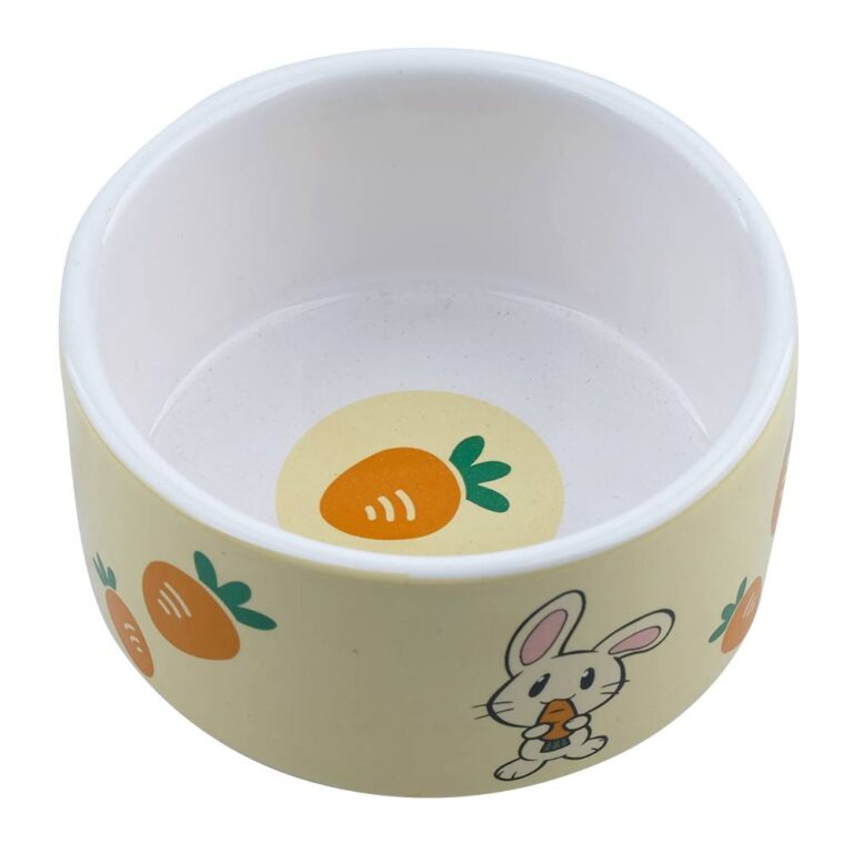 Миска для грызунов Foxie Bunny Carrots желтая керамическая 10х10х5,5см 230мл — цена и наличие Миска для грызунов Foxie Bunny Carrots желтая керамическая 10х10х5,5см 230мл