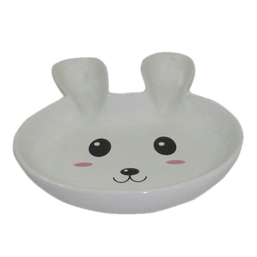 Миска для грызунов Foxie Rabbit белая керамическая 14,5х12,5х2,5см 80мл Миска для грызунов Foxie Rabbit белая керамическая 14,5х12,5х2,5см 80мл