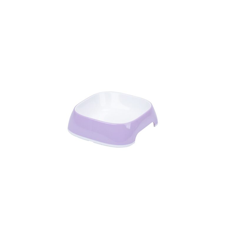 Миска для кошек FERPLAST Glam XS пластиковая, сиреневая, 200мл
