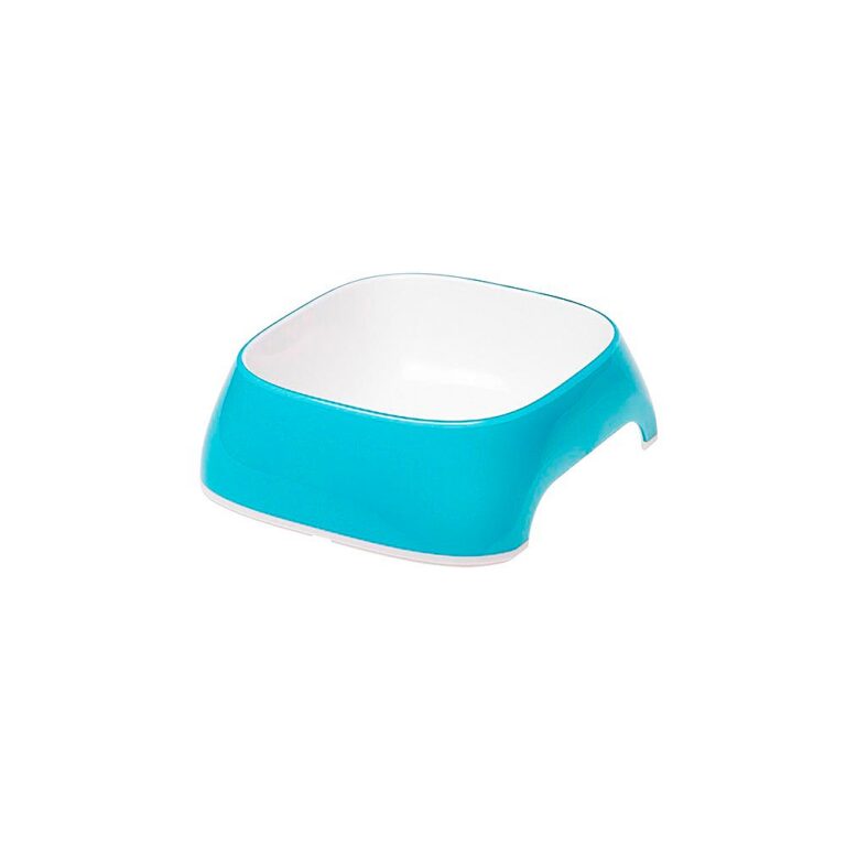 Миска для собак FERPLAST Glam XS пластиковая, голубая, 200мл