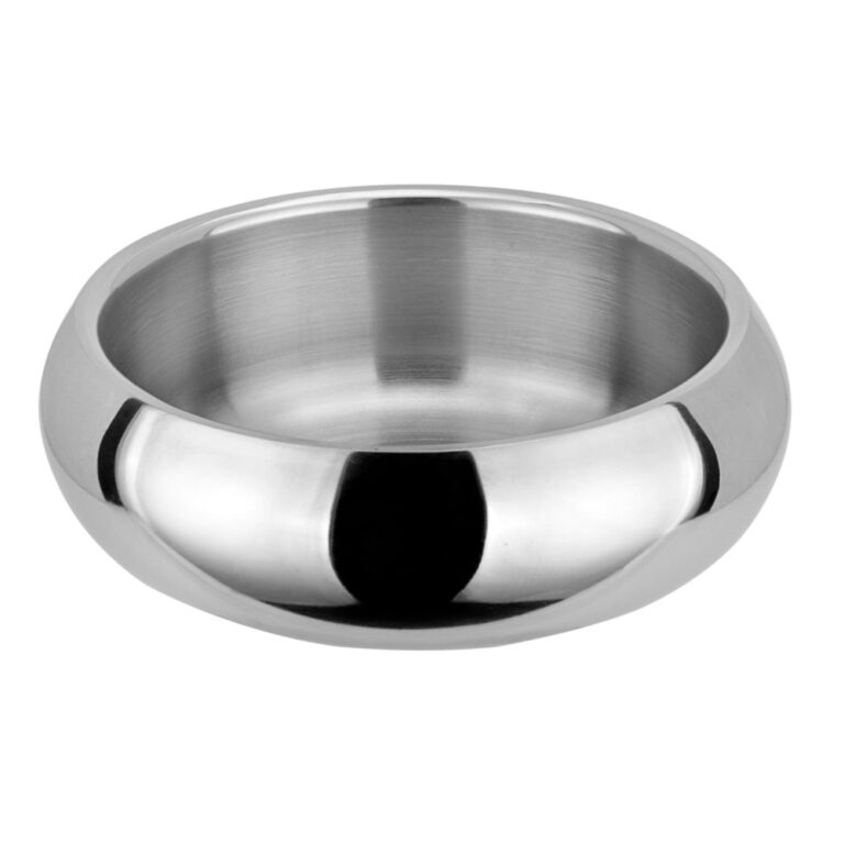 Миска для собак Mr.Kranch Belly Bowl из нержавеющей стали, нескользящее основание 2,2л