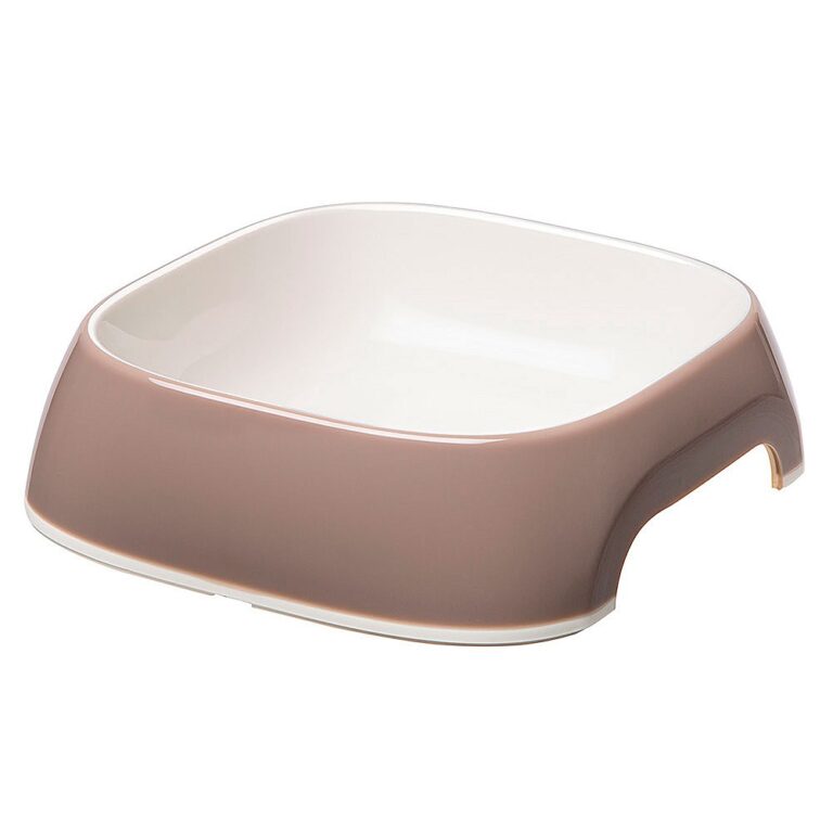 Миска для животных FERPLAST Glam Medium пластиковая сизо-серая 0,75л