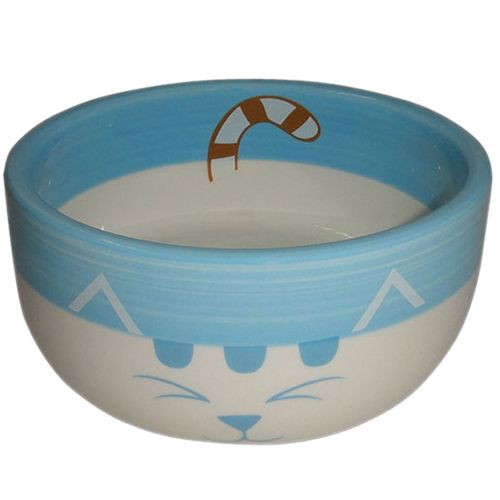 Миска для животных Foxie Blue Cat голубая керамическая 11,5х11,5х5см 320мл Миска для животных Foxie Blue Cat голубая керамическая 11,5х11,5х5см 320мл