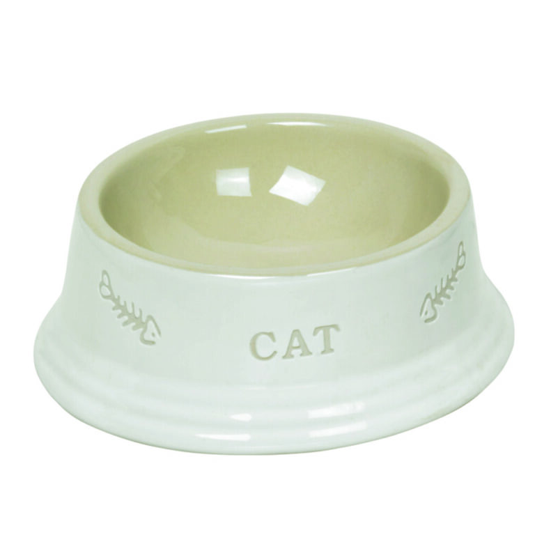 Миска для животных Nobby Cat керамическая белая 140мл Миска для животных Nobby Cat керамическая белая 140мл