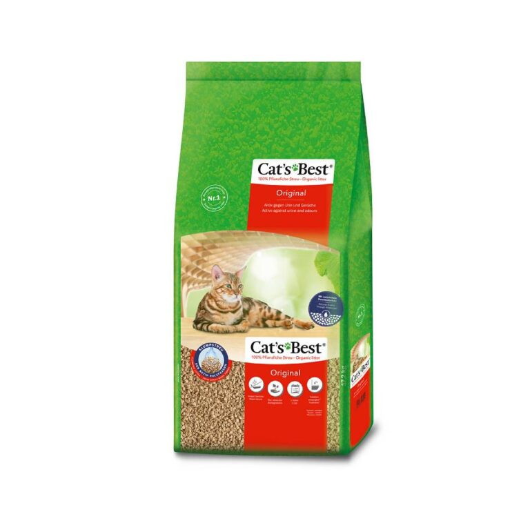 Наполнитель для кошачьего туалета Cat's Best Original древесный 40л (17,2кг) Наполнитель для кошачьего туалета Cat’s Best Original древесный 40л (17,2кг)