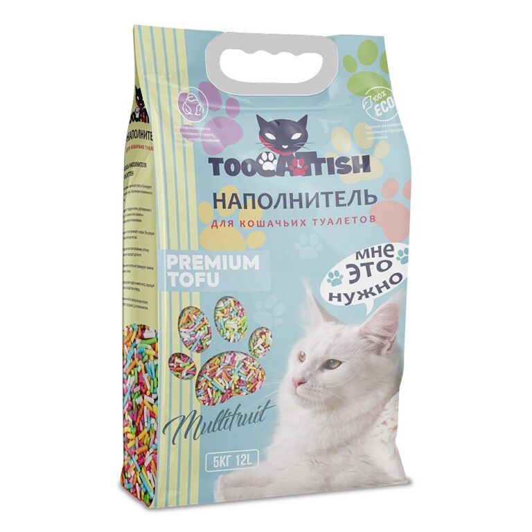 Наполнитель для кошачьего туалета TOOCATTISH растительный комкующийся Мультифрукт 12л — цена и наличие Наполнитель для кошачьего туалета TOOCATTISH растительный комкующийся Мультифрукт 12л