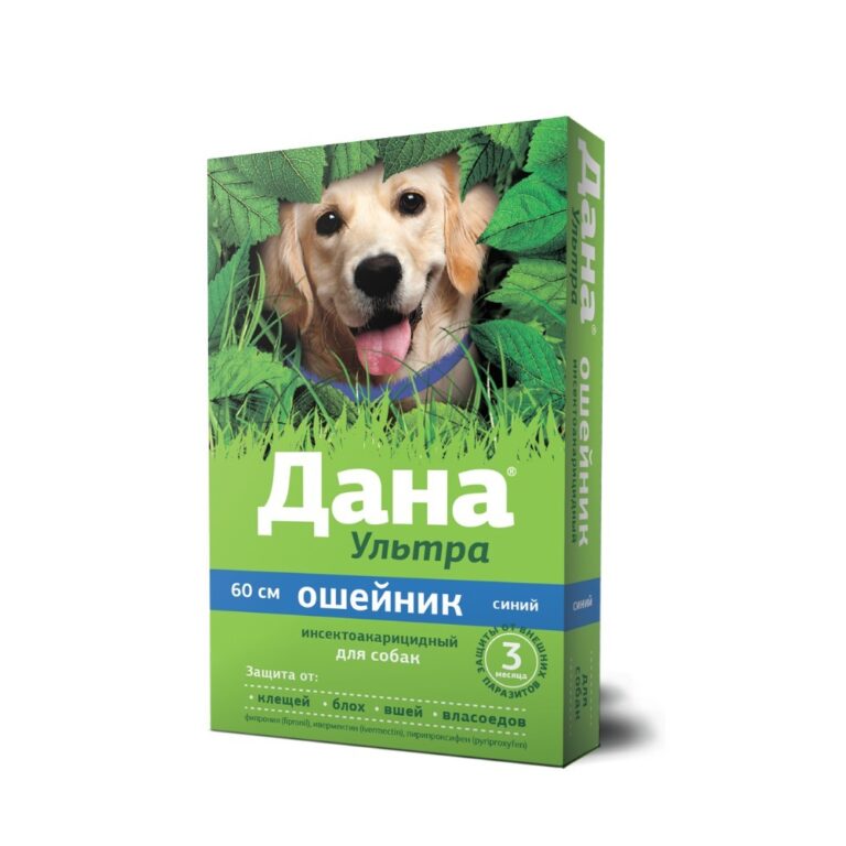 Ошейник для собак Apicenna Дана Ультра синий 60см