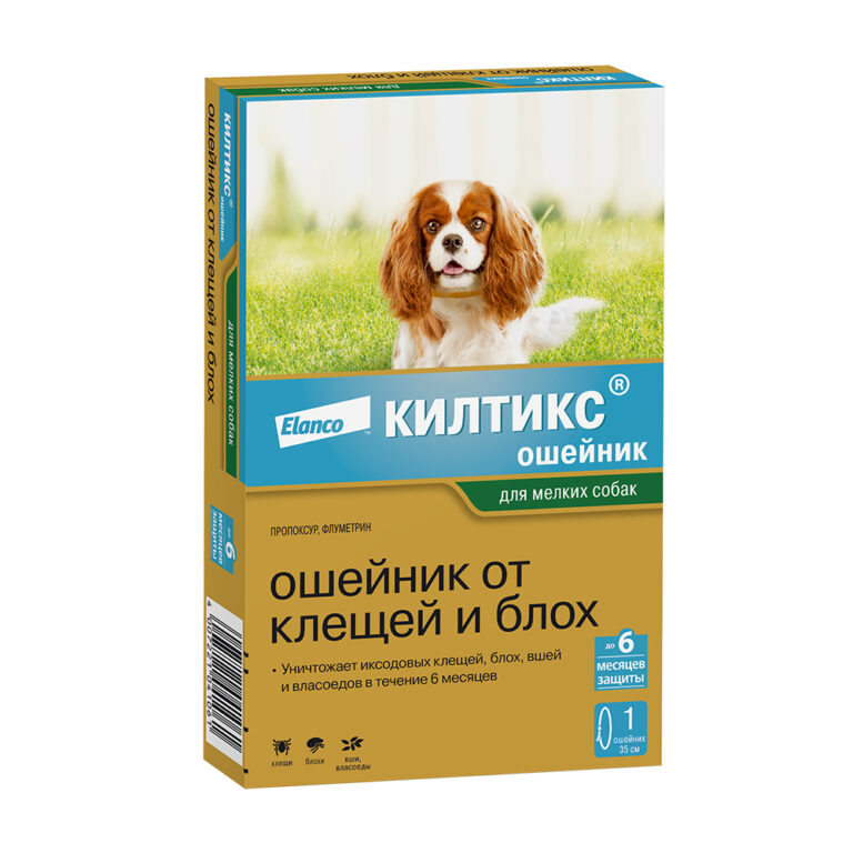 Ошейник для собак Elanco Килтикс от блох и клещей 35см — цена и наличие Ошейник для собак Elanco Килтикс от блох и клещей 35см
