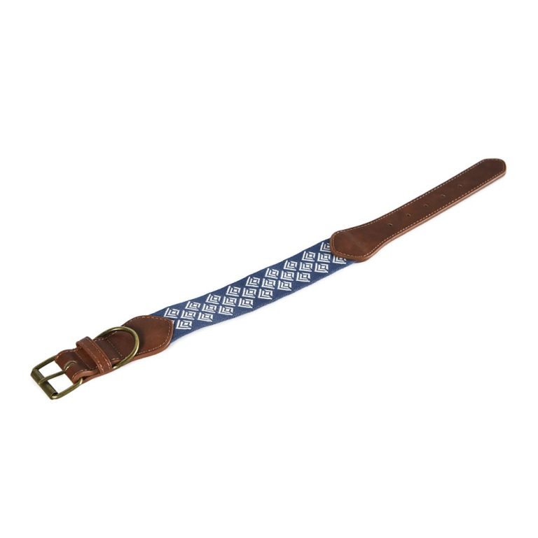 Ошейник для собак Foxie Bohemia L 3,5х45-55см синий Ошейник для собак Foxie Bohemia L 3,5х45-55см синий