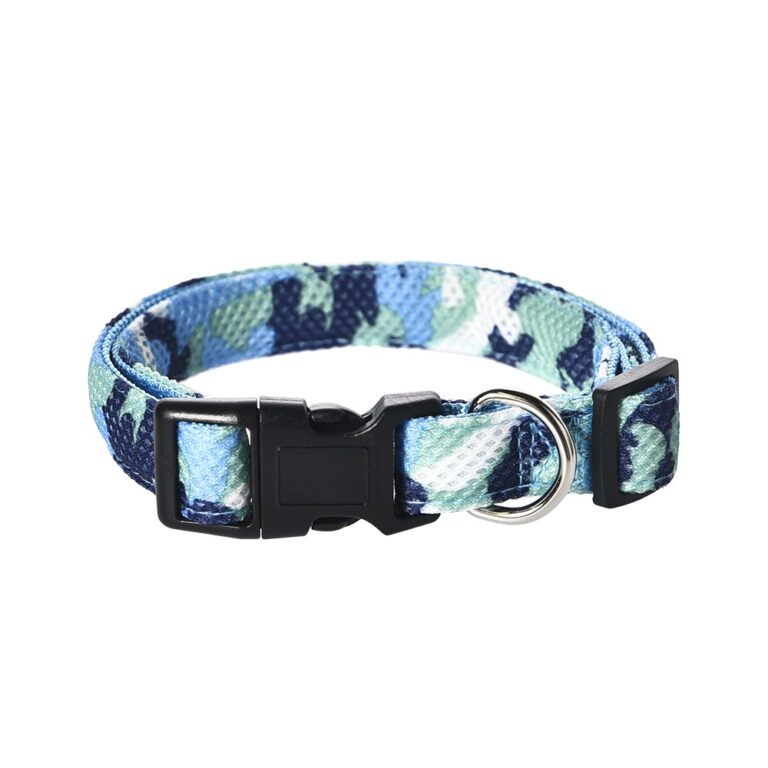 Ошейник для собак Foxie Camo S 1,5×30-45см голубой