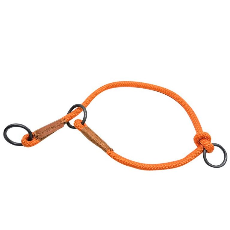 Ошейник для собак Great&Small Rope 9х450мм оранжевый Ошейник для собак Great&Small Rope 9х450мм оранжевый