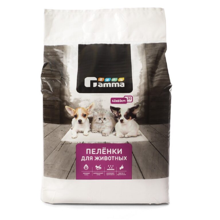 Пеленки впитывающие GAMMA 40х60см, 30шт