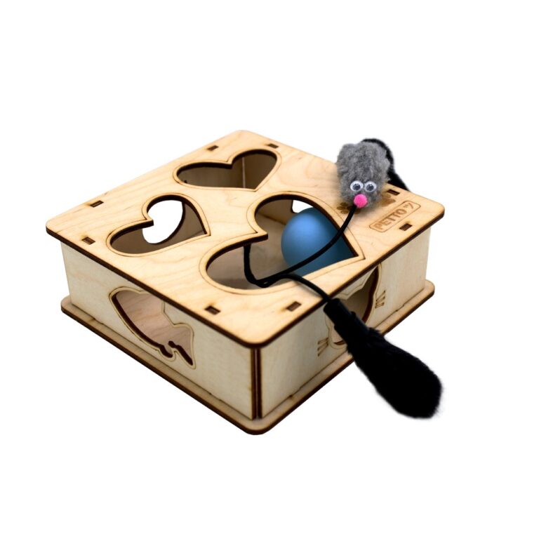 Платформа игровая для кошек GoSi "Квадрат"-S с шариком и игрушкой Платформа игровая для кошек GoSi "Квадрат"-S с шариком и игрушкой