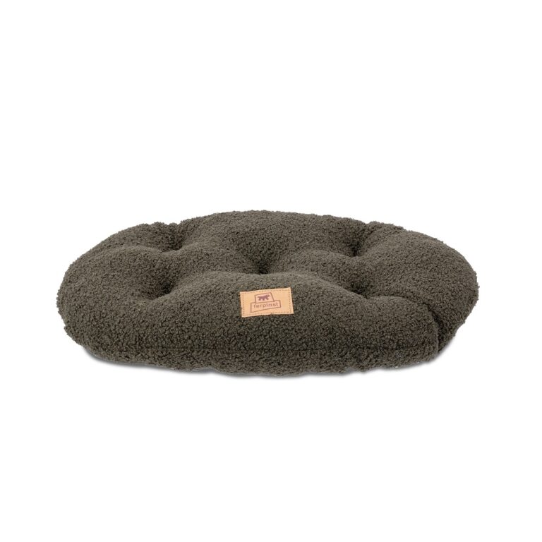 Подушка для животных FERPLAST Relax 45/2 из мягкой ткани букле, темно-зеленая, 43х30х7см