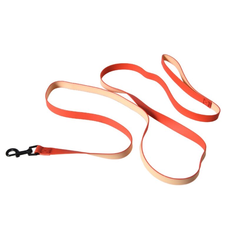 Поводок для собак Foxie Double color из биотана M 2,0х200см оранжевый Поводок для собак Foxie Double color из биотана M 2,0х200см оранжевый